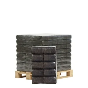 nachtbriketten 10kg halve pallet